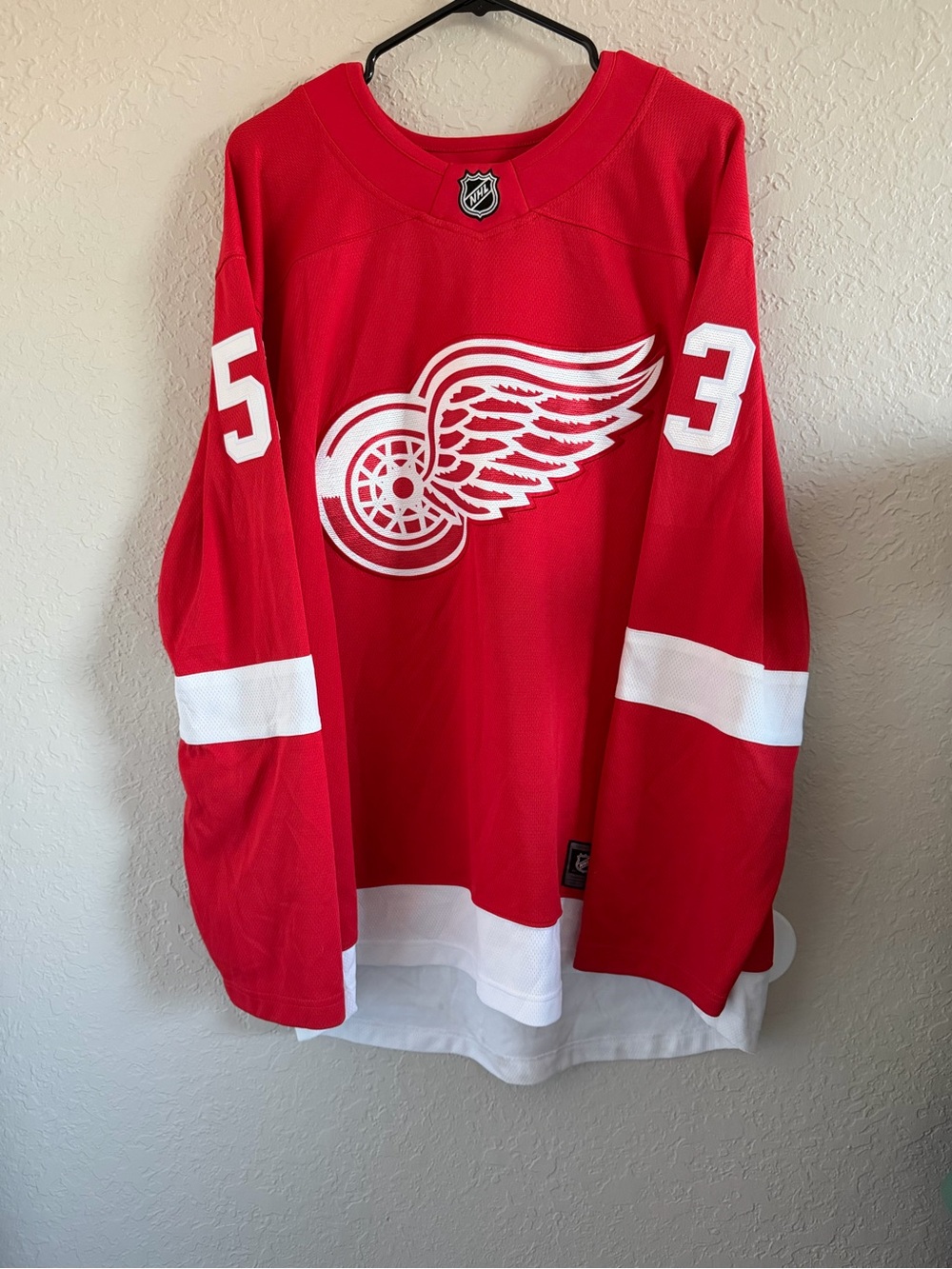 Detroit Red Wings Red Hockey Jersey Men’s Size XL